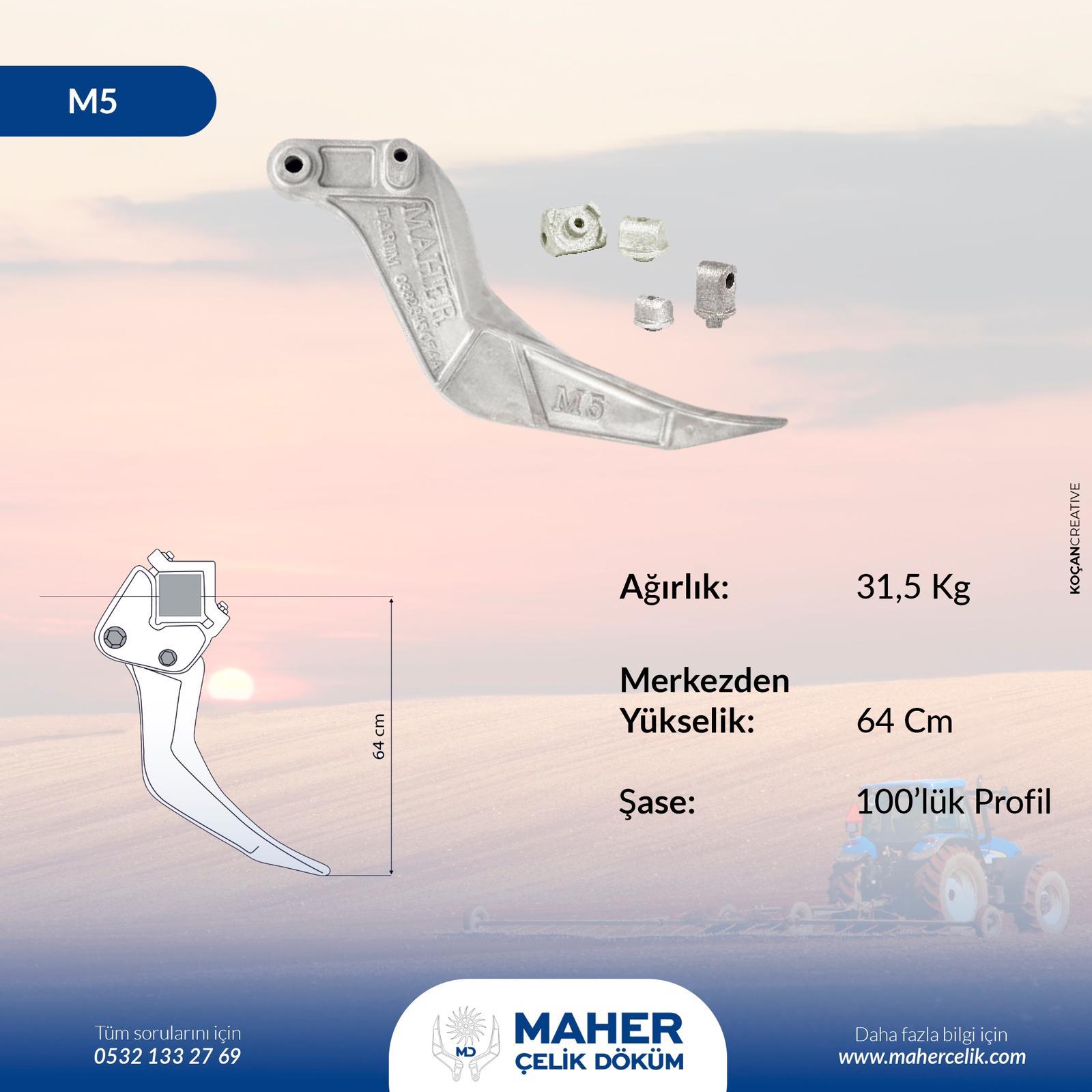  M5 Ayak 64cm